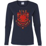 T-Shirts Navy / S King Bomb Tequila Women's Long Sleeve T-Shirt