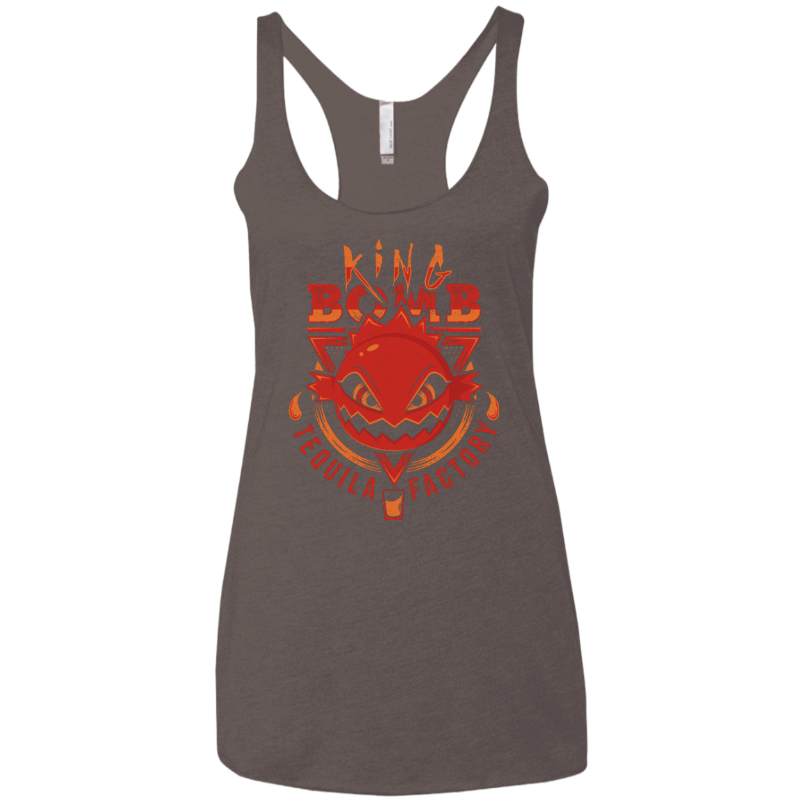 T-Shirts Macchiato / X-Small King Bomb Tequila Women's Triblend Racerback Tank