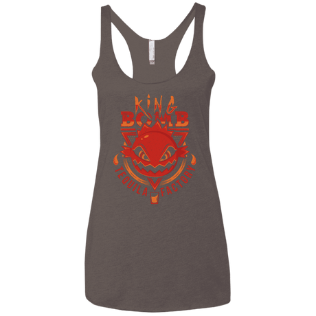 T-Shirts Macchiato / X-Small King Bomb Tequila Women's Triblend Racerback Tank