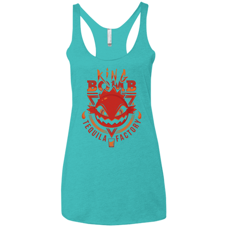 T-Shirts Tahiti Blue / X-Small King Bomb Tequila Women's Triblend Racerback Tank