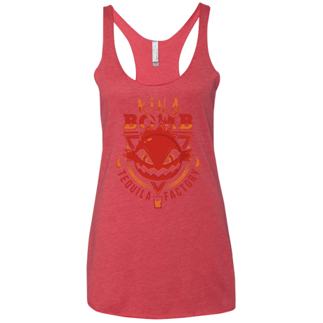 T-Shirts Vintage Red / X-Small King Bomb Tequila Women's Triblend Racerback Tank