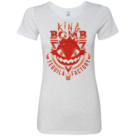 T-Shirts Heather White / S King Bomb Tequila Women's Triblend T-Shirt