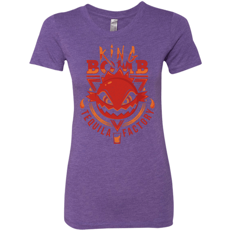 T-Shirts Purple Rush / S King Bomb Tequila Women's Triblend T-Shirt