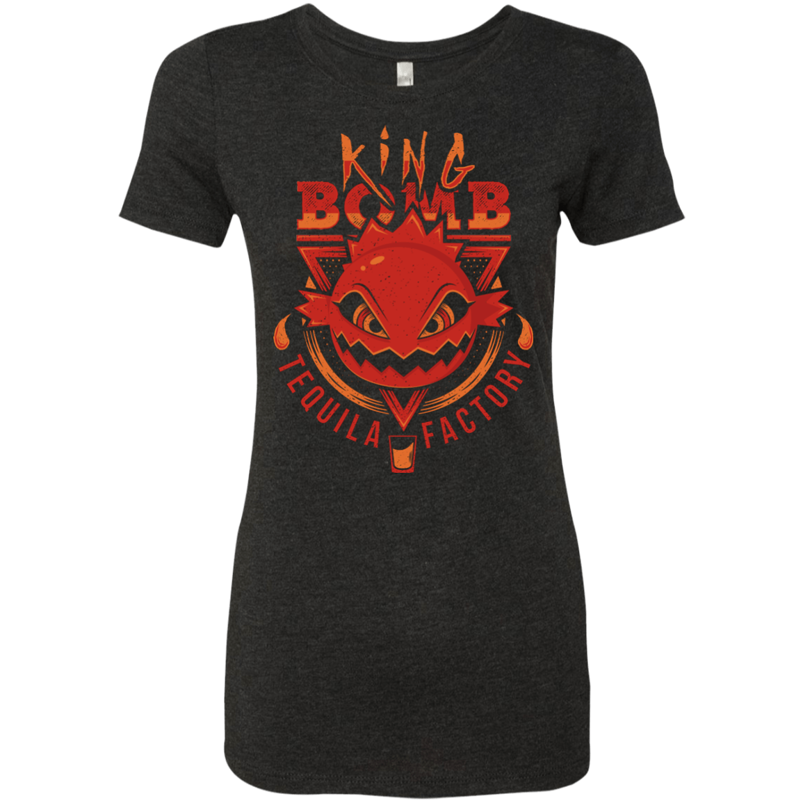 T-Shirts Vintage Black / S King Bomb Tequila Women's Triblend T-Shirt