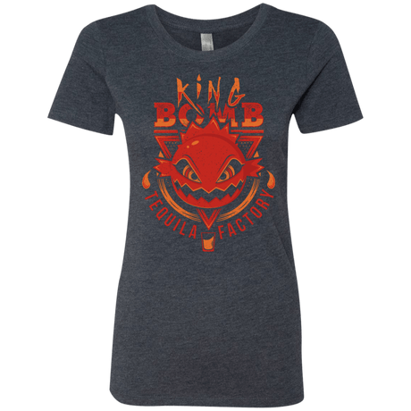 T-Shirts Vintage Navy / S King Bomb Tequila Women's Triblend T-Shirt