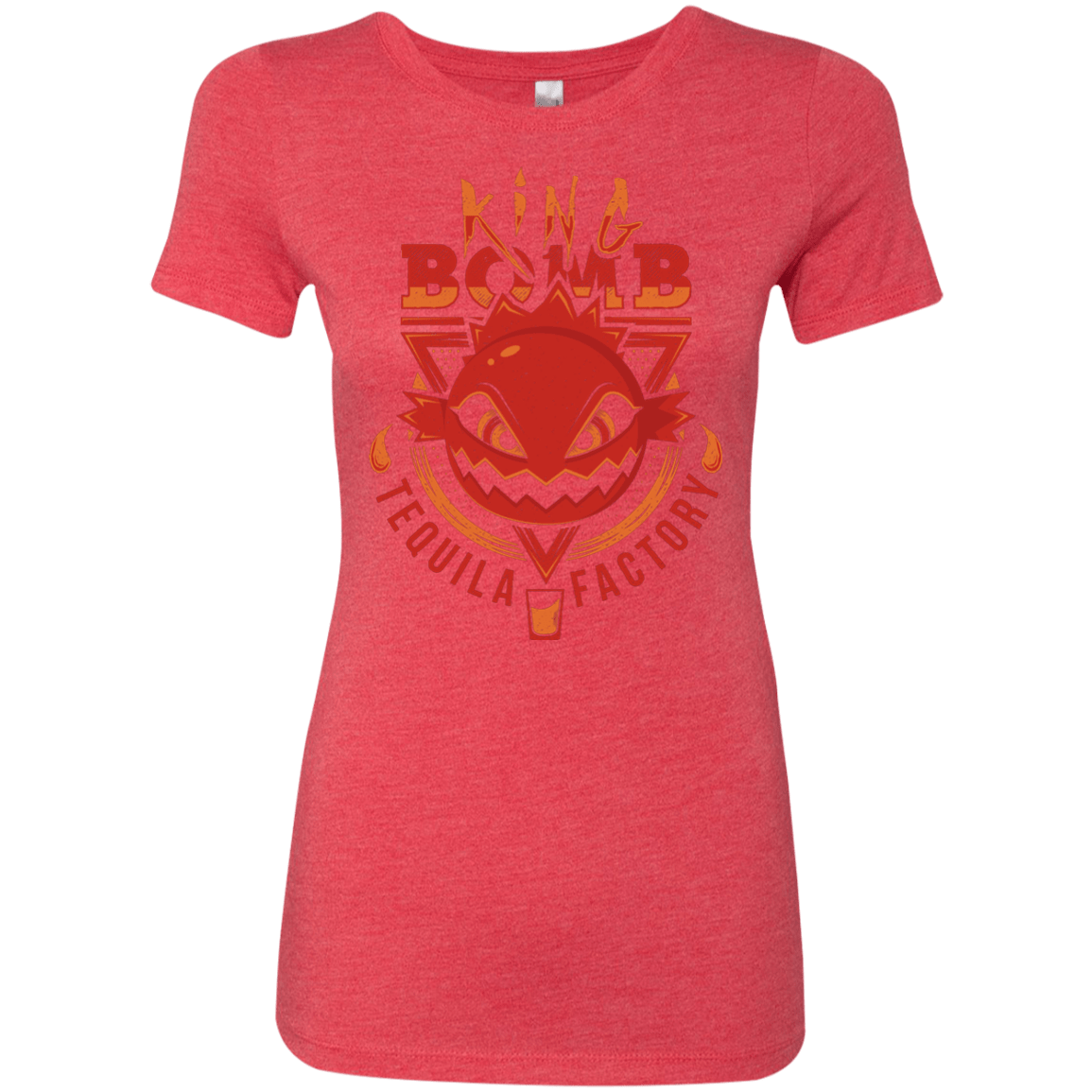 T-Shirts Vintage Red / S King Bomb Tequila Women's Triblend T-Shirt
