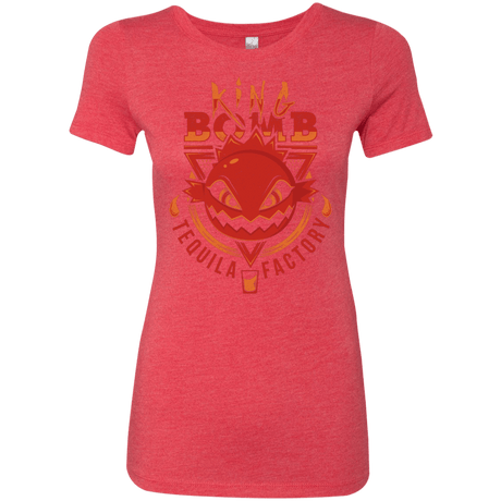 T-Shirts Vintage Red / S King Bomb Tequila Women's Triblend T-Shirt