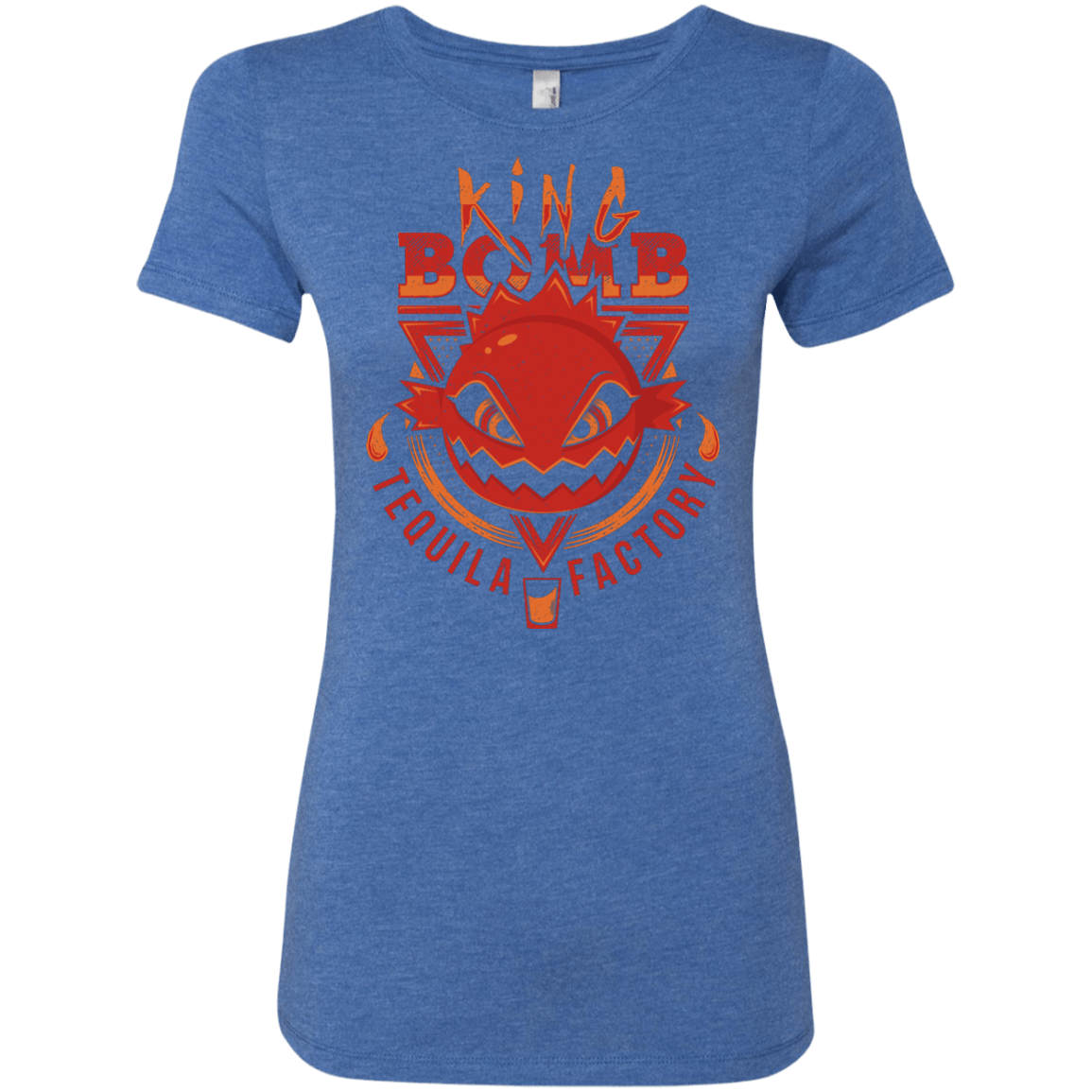 T-Shirts Vintage Royal / S King Bomb Tequila Women's Triblend T-Shirt
