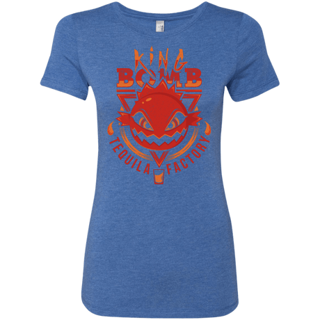 T-Shirts Vintage Royal / S King Bomb Tequila Women's Triblend T-Shirt
