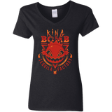 T-Shirts Black / S King Bomb Tequila Women's V-Neck T-Shirt