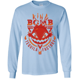 T-Shirts Light Blue / YS King Bomb Tequila Youth Long Sleeve T-Shirt