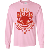 T-Shirts Light Pink / YS King Bomb Tequila Youth Long Sleeve T-Shirt