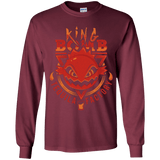 T-Shirts Maroon / YS King Bomb Tequila Youth Long Sleeve T-Shirt