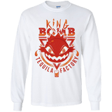 T-Shirts White / YS King Bomb Tequila Youth Long Sleeve T-Shirt