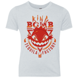 T-Shirts Heather White / YXS King Bomb Tequila Youth Triblend T-Shirt