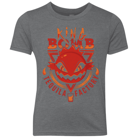 T-Shirts Premium Heather / YXS King Bomb Tequila Youth Triblend T-Shirt
