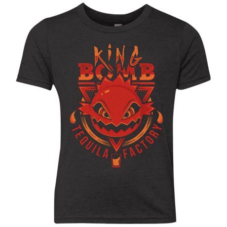 T-Shirts Vintage Black / YXS King Bomb Tequila Youth Triblend T-Shirt