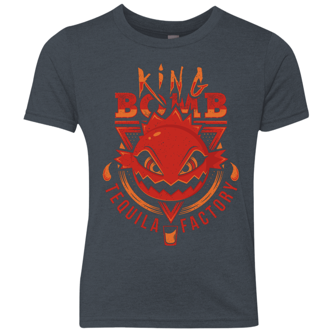 T-Shirts Vintage Navy / YXS King Bomb Tequila Youth Triblend T-Shirt