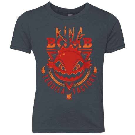 T-Shirts Vintage Navy / YXS King Bomb Tequila Youth Triblend T-Shirt