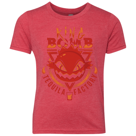 T-Shirts Vintage Red / YXS King Bomb Tequila Youth Triblend T-Shirt