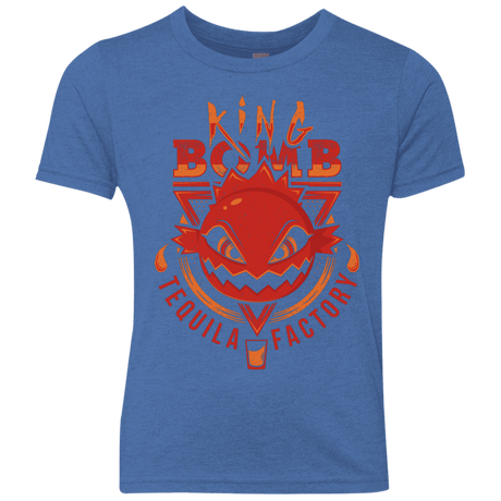 T-Shirts Vintage Royal / YXS King Bomb Tequila Youth Triblend T-Shirt
