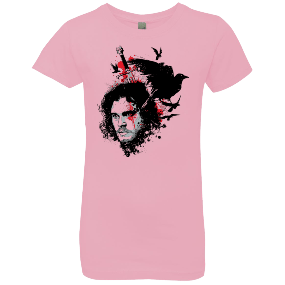 T-Shirts Light Pink / YXS KING IN THE NORTH Girls Premium T-Shirt