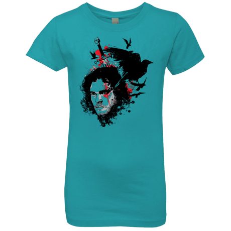 T-Shirts Tahiti Blue / YXS KING IN THE NORTH Girls Premium T-Shirt