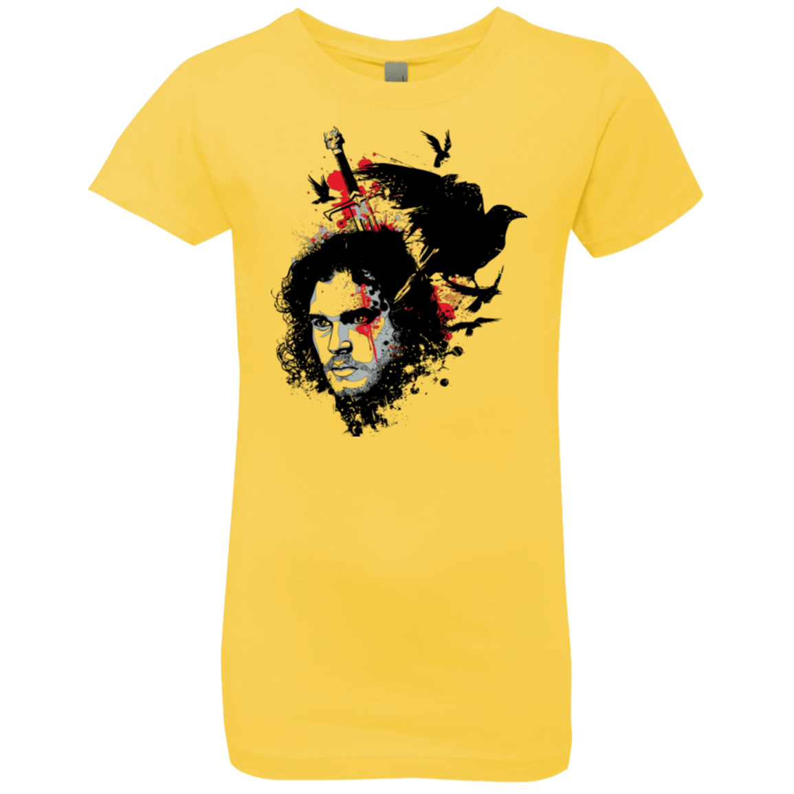 T-Shirts Vibrant Yellow / YXS KING IN THE NORTH Girls Premium T-Shirt