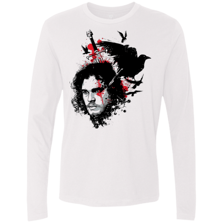 T-Shirts White / Small KING IN THE NORTH Men's Premium Long Sleeve
