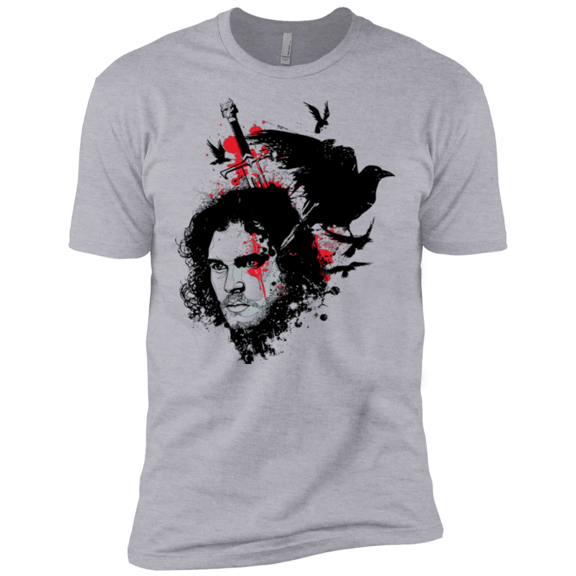 T-Shirts Heather Grey / X-Small KING IN THE NORTH Men's Premium T-Shirt