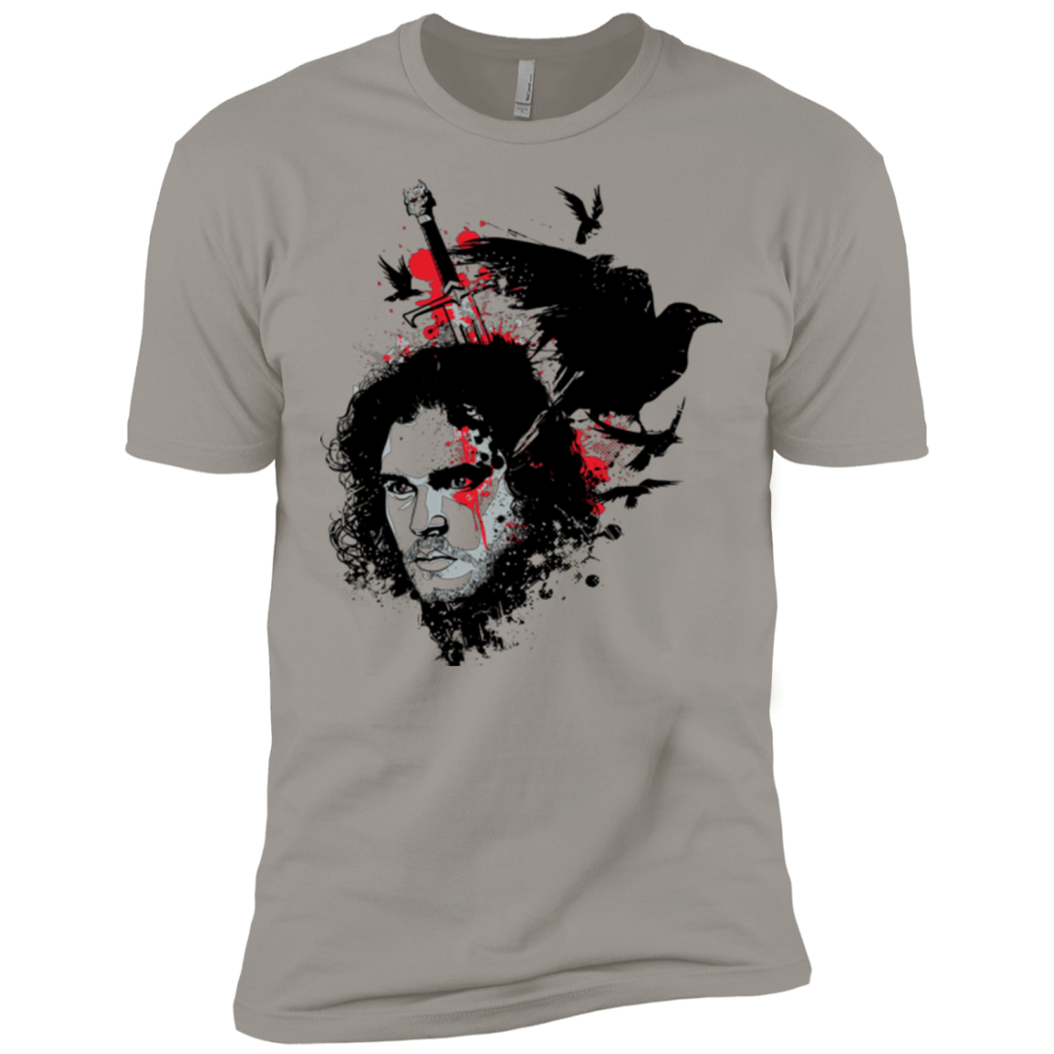 T-Shirts Light Grey / X-Small KING IN THE NORTH Men's Premium T-Shirt
