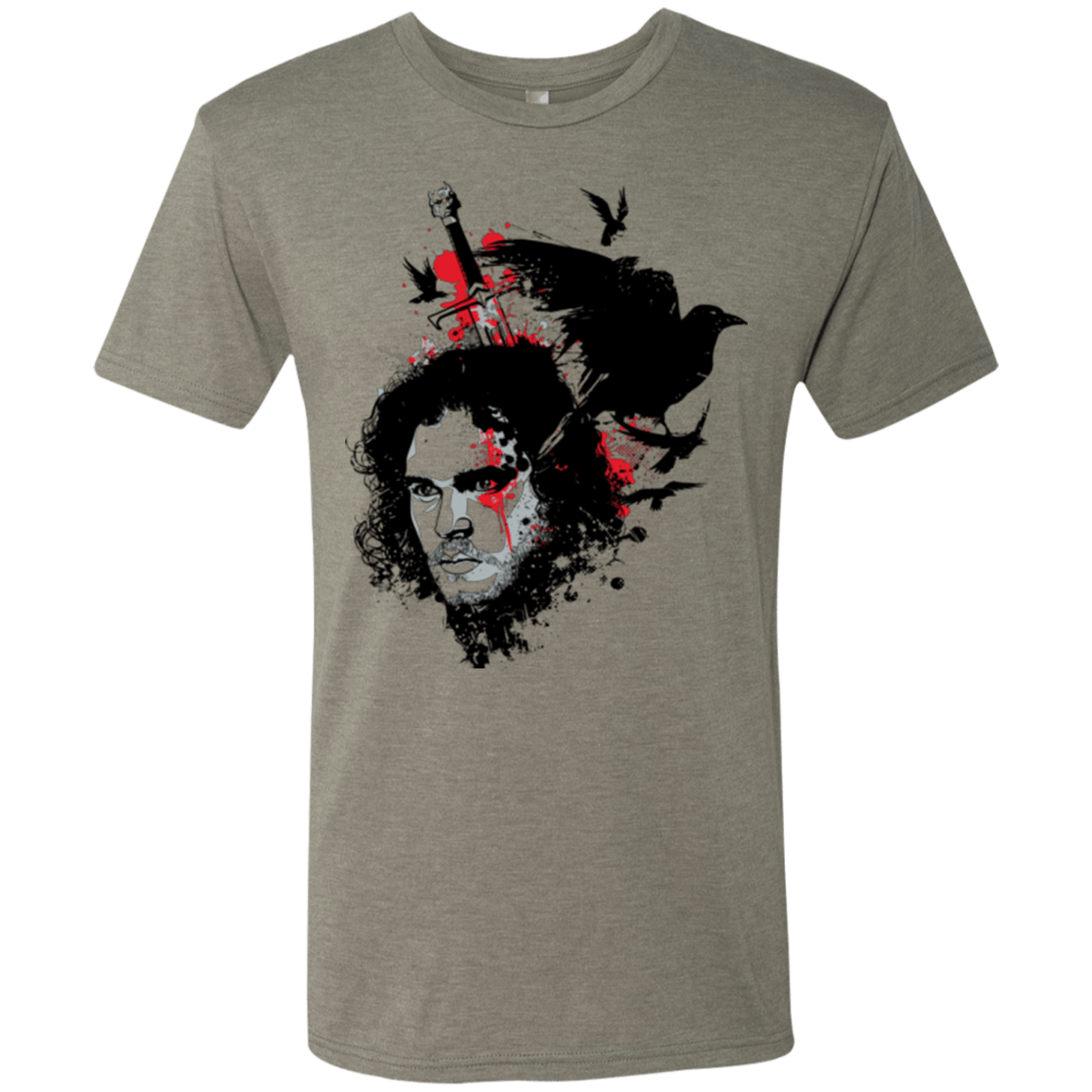 T-Shirts Venetian Grey / Small KING IN THE NORTH Men's Triblend T-Shirt