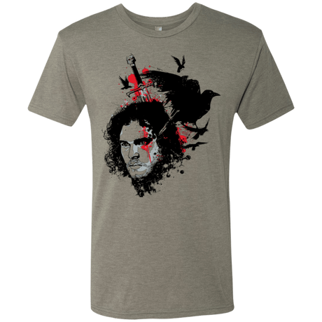 T-Shirts Venetian Grey / Small KING IN THE NORTH Men's Triblend T-Shirt
