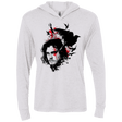 T-Shirts Heather White / X-Small KING IN THE NORTH Triblend Long Sleeve Hoodie Tee