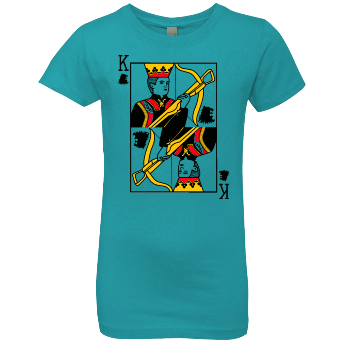 T-Shirts Tahiti Blue / YXS King Joffrey Girls Premium T-Shirt