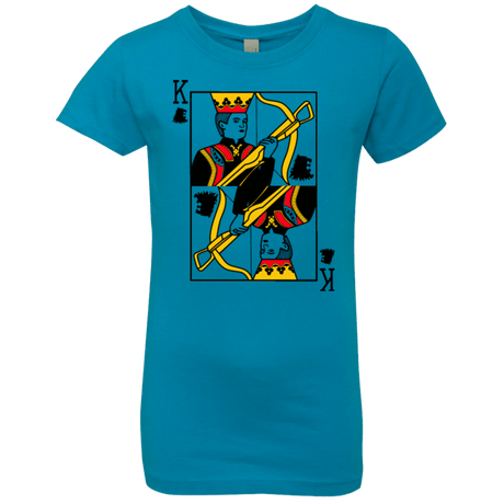 T-Shirts Turquoise / YXS King Joffrey Girls Premium T-Shirt