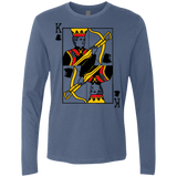 T-Shirts Indigo / Small King Joffrey Men's Premium Long Sleeve
