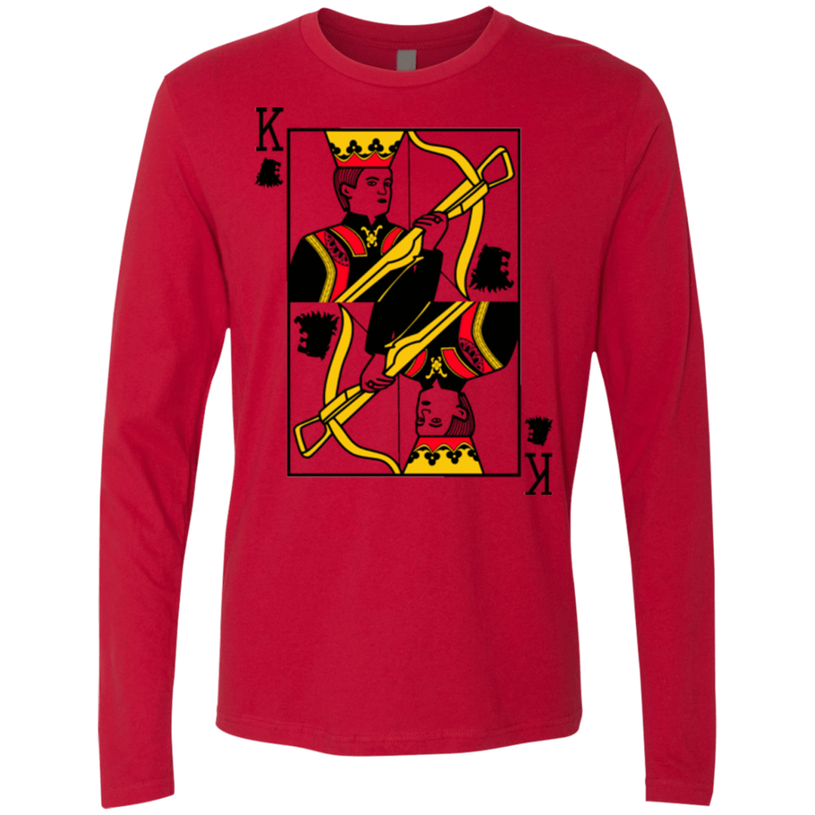 T-Shirts Red / Small King Joffrey Men's Premium Long Sleeve