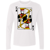 T-Shirts White / Small King Joffrey Men's Premium Long Sleeve
