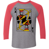 T-Shirts Premium Heather/ Vintage Red / X-Small King Joffrey Men's Triblend 3/4 Sleeve