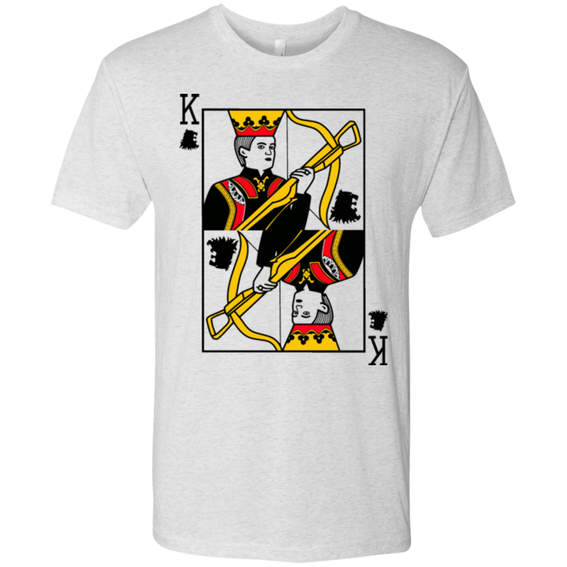 T-Shirts Heather White / Small King Joffrey Men's Triblend T-Shirt