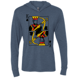 T-Shirts Indigo / X-Small King Joffrey Triblend Long Sleeve Hoodie Tee