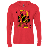T-Shirts Vintage Red / X-Small King Joffrey Triblend Long Sleeve Hoodie Tee