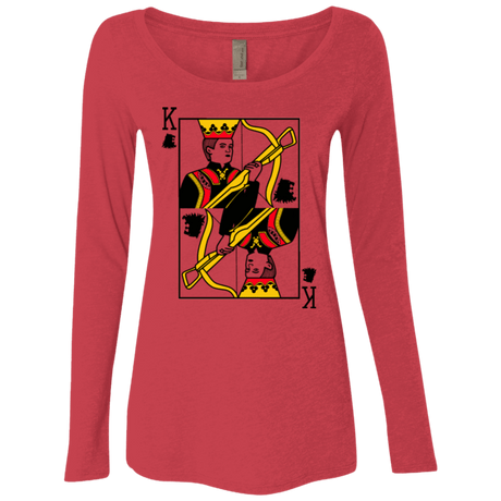 T-Shirts Vintage Red / Small King Joffrey Women's Triblend Long Sleeve Shirt