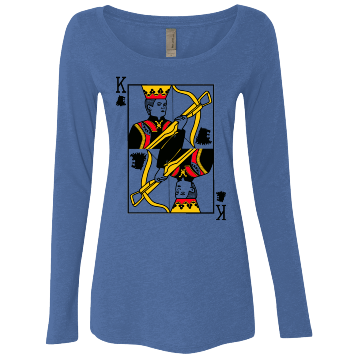 T-Shirts Vintage Royal / Small King Joffrey Women's Triblend Long Sleeve Shirt