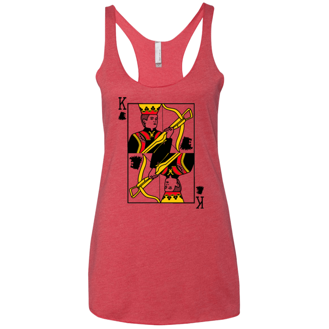T-Shirts Vintage Red / X-Small King Joffrey Women's Triblend Racerback Tank