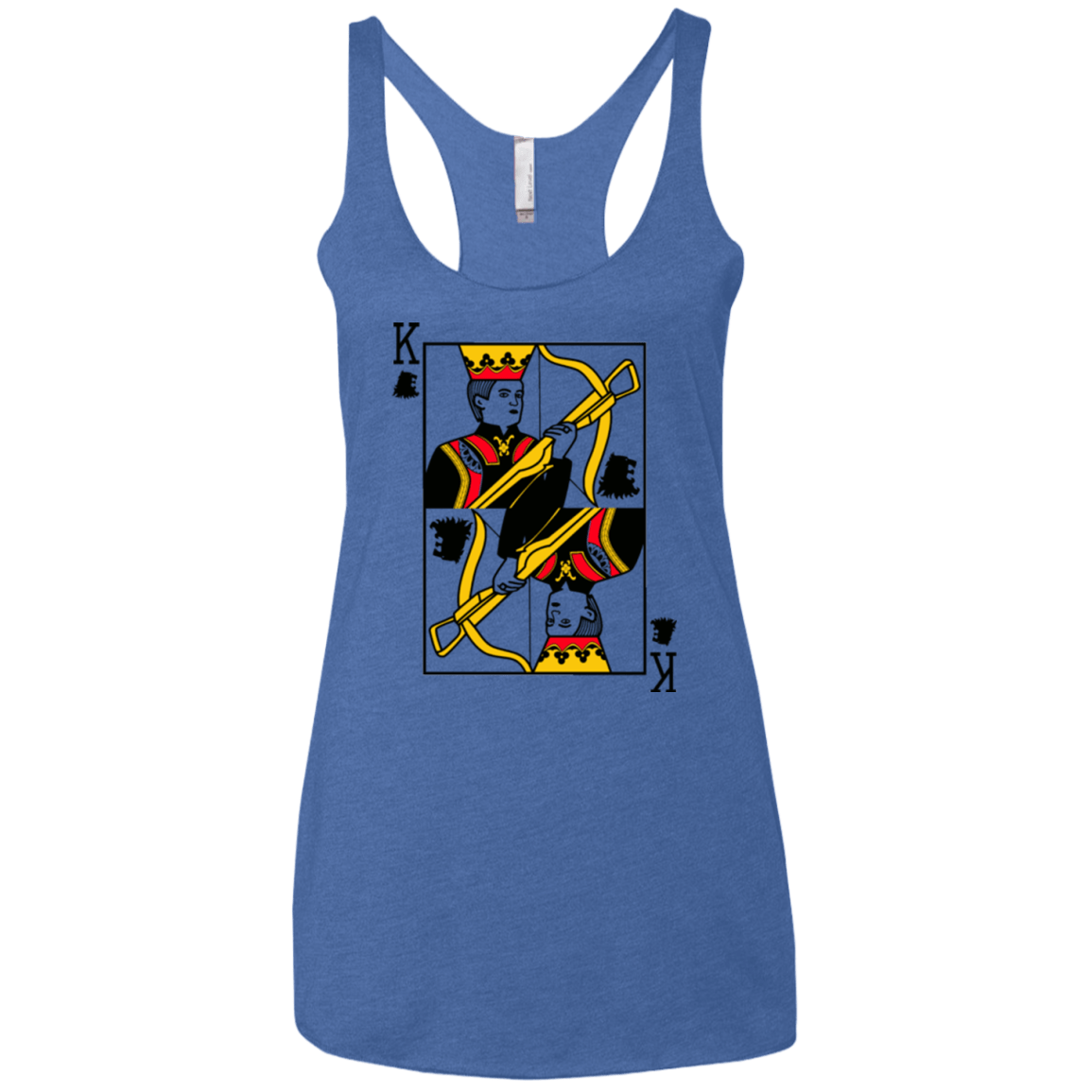 T-Shirts Vintage Royal / X-Small King Joffrey Women's Triblend Racerback Tank