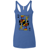 T-Shirts Vintage Royal / X-Small King Joffrey Women's Triblend Racerback Tank
