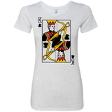 T-Shirts Heather White / Small King Joffrey Women's Triblend T-Shirt