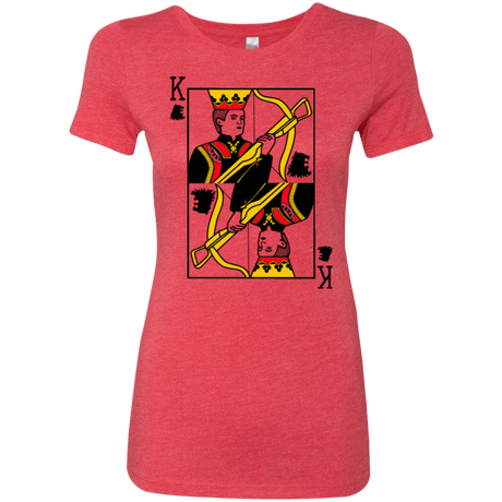 T-Shirts Vintage Red / Small King Joffrey Women's Triblend T-Shirt
